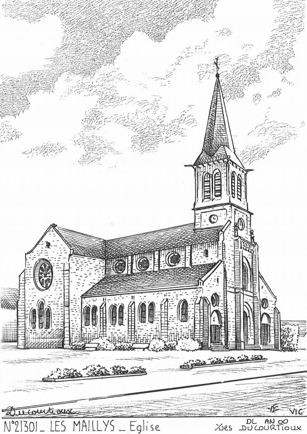 N 21301 - LES MAILLYS - glise